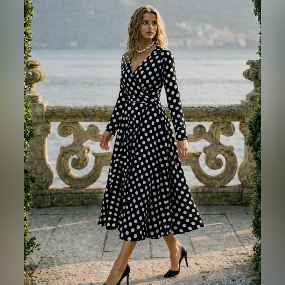 Mixinni Polka Dot Women’s Dress